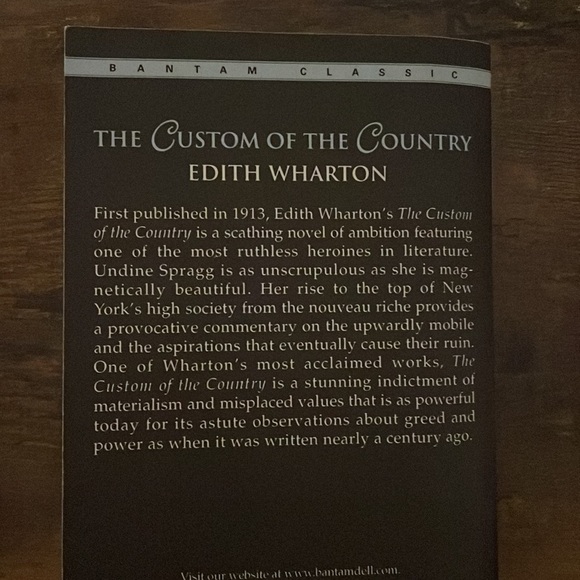 “The Custom of the Country” by Edith Wharton - Picture 2 of 2